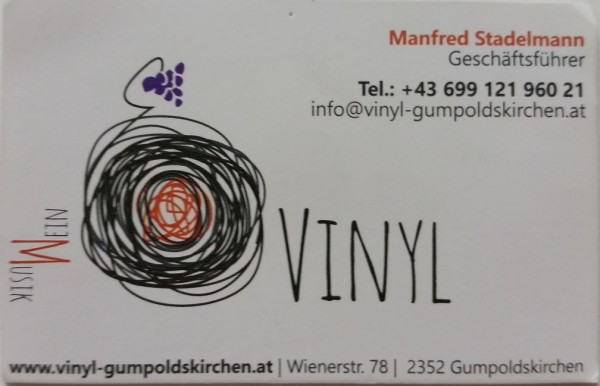 Visitenkarte - VINYL Wine & Music - Gumpoldskirchen