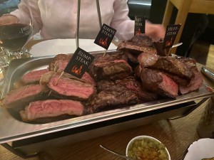 tranchierter Steak Sampler - El Gaucho - Baden bei Wien