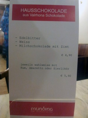 Hausgemachte Schokolade. - Munding - Innsbruck