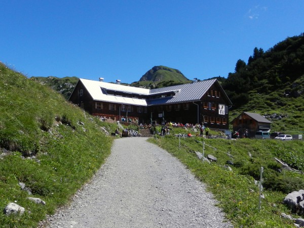 .....am Weg zur Hütte - Freiburger Hütte - Dalaas