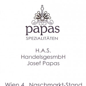 Papas - Visitenkarte - Papas - Wien