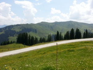 Blick von der Terrasse - Hahnenkammstüberl - Kitzbühel