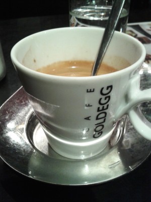 Café Goldegg - Doppelter Espresso (EUR 3,70) - Cafe Goldegg - Wien