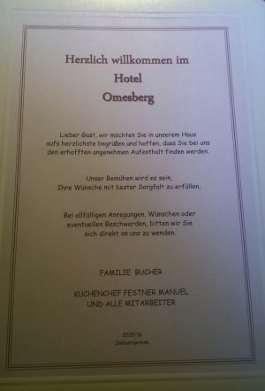 Restaurant Hotel Omesberg - Lech