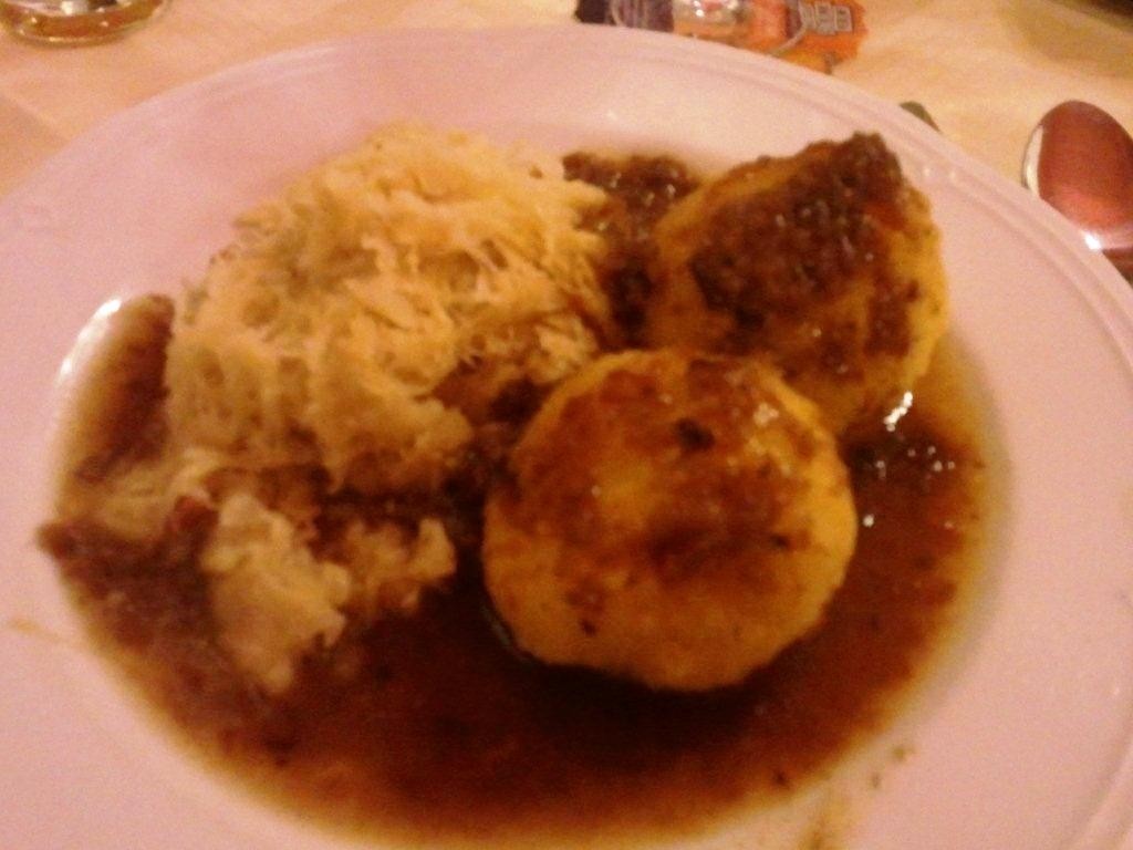 Fleischknödel mit Sauerkraut - Wald/4ler Stub'n - Wien