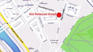 Asia-Restaurant Kristall - Visitenkarte - Restaurant Kristall Wien - Wien