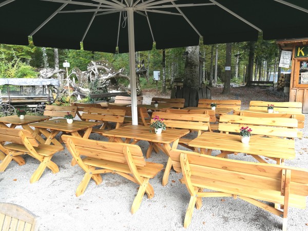 Gastgarten - Fischerhütte am Toplitzsee - Gößl