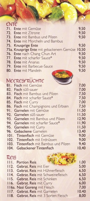 China Restaurant Schwechat Flyer Seite 4 - China Restaurant Schwechat - Schwechat