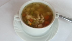 Hühnerragoutsuppe