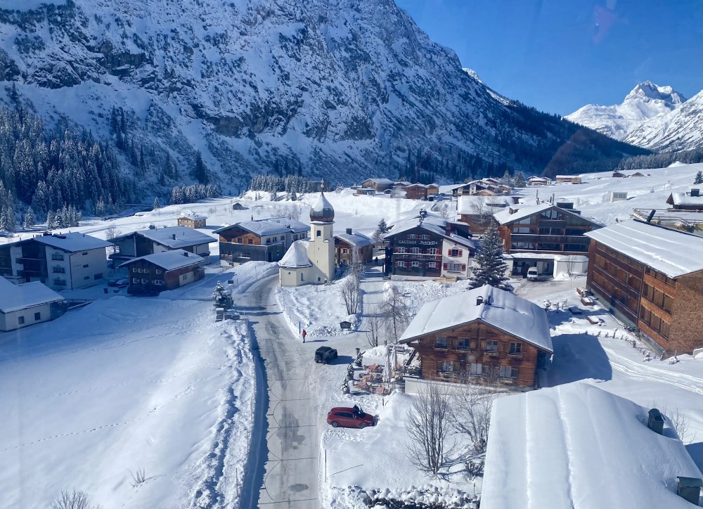 Einmal eine etwas andere Perspektive - Rote Wand - LECH am Arlberg