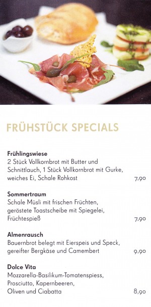 Goldegg - Saisonale Frühstück-Specials - Cafe Goldegg - Wien