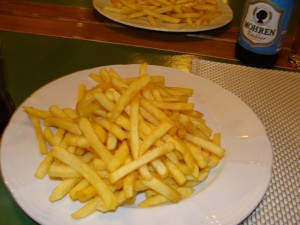 Pommes.