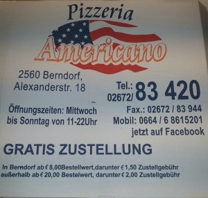 Pizzeria Americano