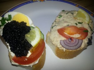 Brötchen - Kaviar & Thunfischsalat - Duran Sandwiches - Vösendorf