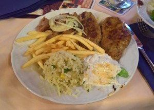 Mykonos Teller, sehr gschmackig, richtig gut! - Rhodos Restaurant - Langenzersdorf