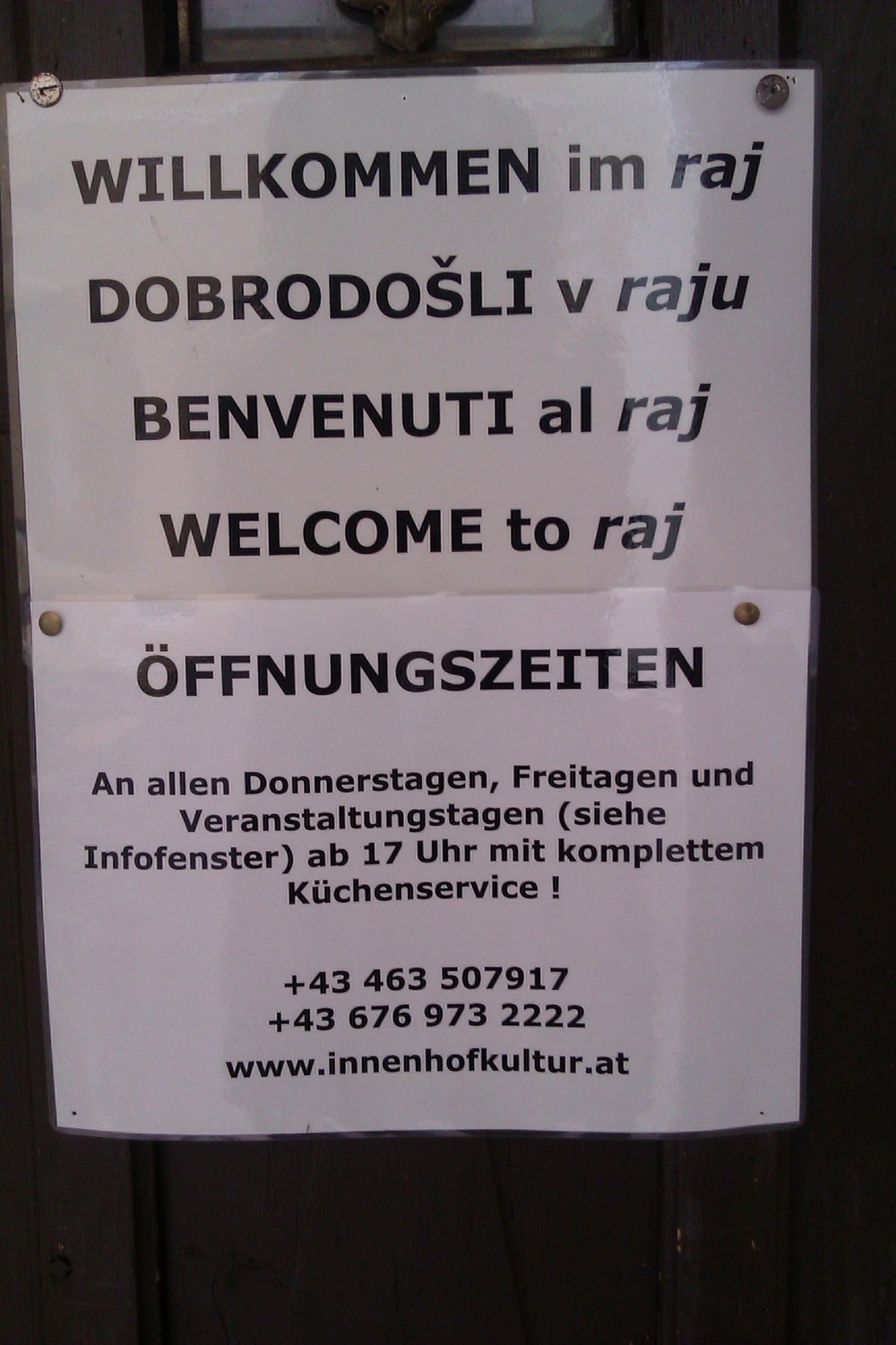 Gelebte Mehrsprachigkeit! - raj - Klagenfurt