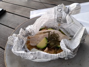 Forelle aus St. Johann am Tauern (in Papier gewickelt)
Saisonales Gemüse | Baby-Erdäpfel | ...