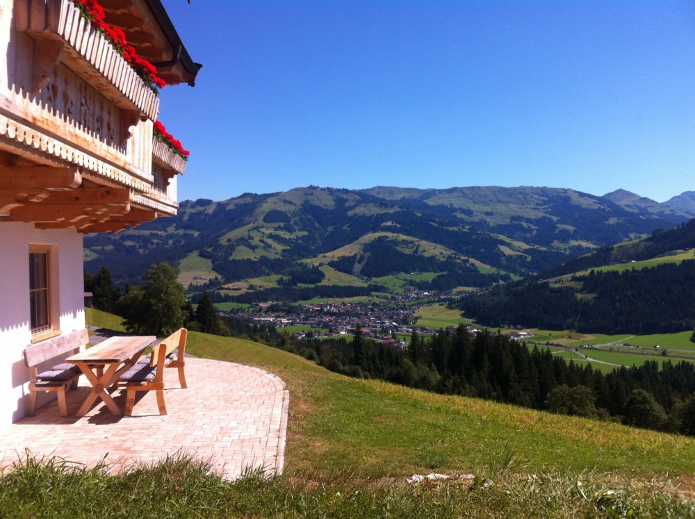 Der Blick auf Kirchberg - Ruetzenhof - Kirchberg in Tirol