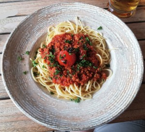 Spaghetti Bolognese waren richtig gut, Nudeln perfekt al dente, die ... - Vis a Vis - Weißensee