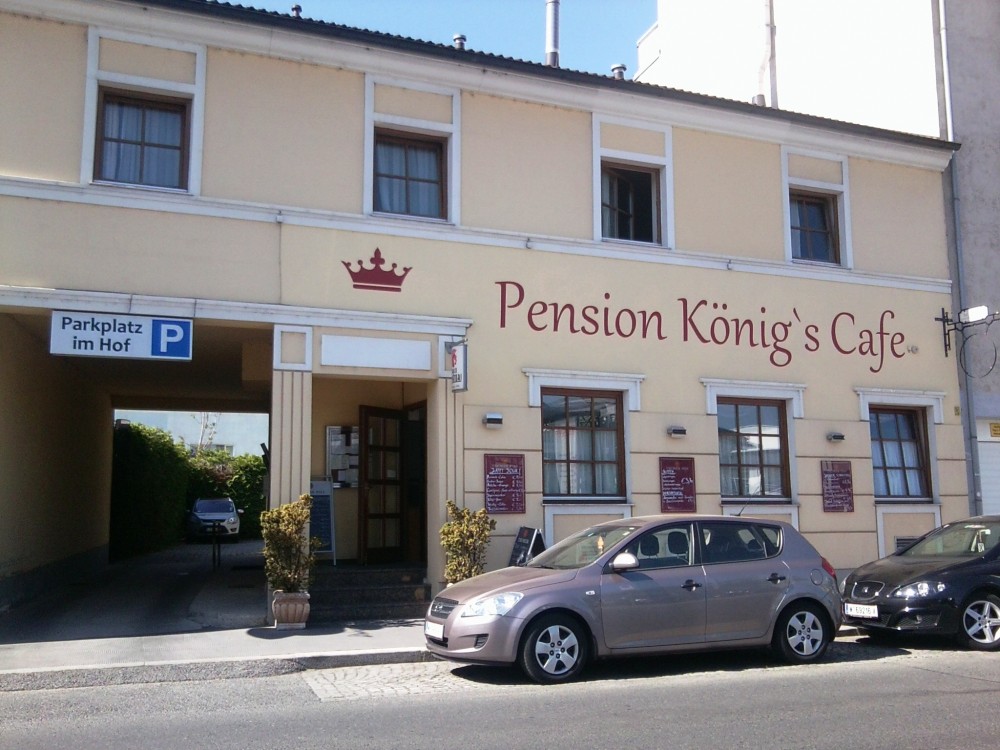 Pension König's Cafe Lokalaußenansicht - Hotel König Café-Restaurant - Wien