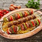 Kebab am Spieß - ein Traum - Türkis City - Oriental Food - Wien