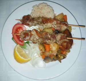 Souvlaki vom Schwein