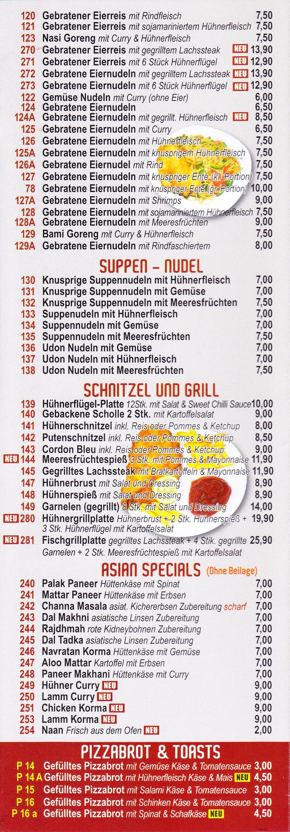 Halal Food Karte Seite 4 - Halal Food - Wien