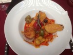 Schweinefilet mit Parmesankruste, Tomatennudeln und Ofengemüse - Marchfelderhof - Deutsch-Wagram