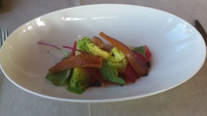  Lauwarmer Aal mit Melone und knackigem Kopfsalat - Bootshaus - Traunkirchen