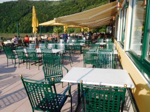 Die große Terrasse an der Donau