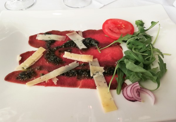 Hirschcarpaccio, feine Sache! - Burgrestaurant Gebhardsberg - Bregenz