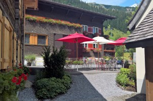 "Gastgarten" des Schualhus - Rote Wand - LECH am Arlberg