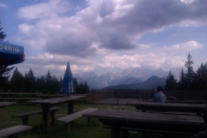 Ausblick in Richtung Steiner Alpen