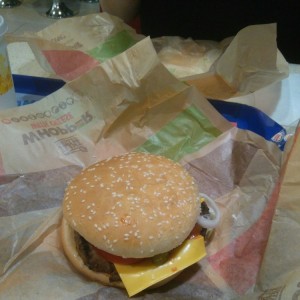 Whopper mit Käse - Burger King - Wien