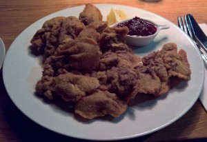 Hühnerleber gebacken war sehr gut - Nigls Gastwirtschaft - Wien