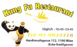 Restaurant Kung Fu - Visitenkarte