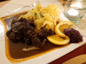 Hirschgulasch