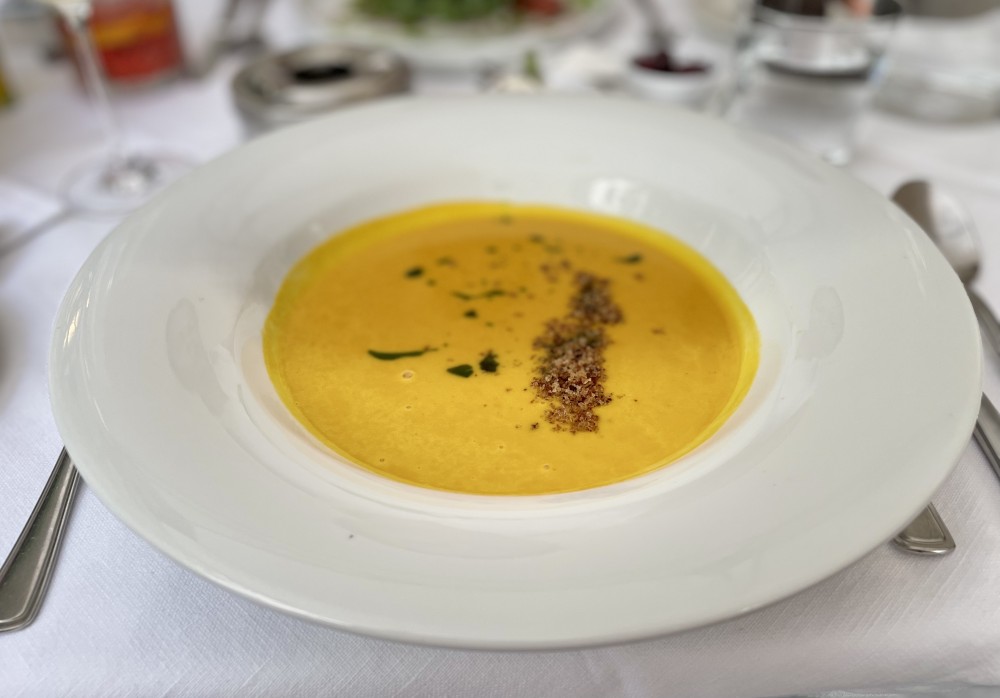 Kürbis-Suppe, sehr gut - Martinelli - Wien