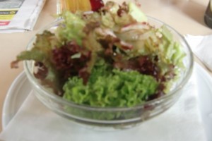 Blattsalate zum Tagesgericht