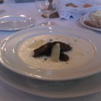 Asmonteschaumsuppe mit gerösteten Blunznradln - Landhotel Restaurant Hubinger - ETMIßL