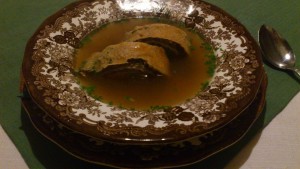 Wildbretstrudelsuppe   3,90 