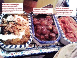 Persisches Restaurant Pars - Vorspeisenvariation für 1 Person (€ 8,50)
