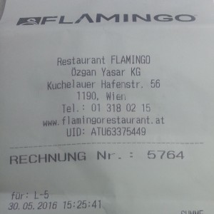 Restaurant Flamingo - Wien
