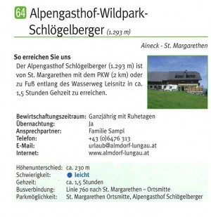Berggasthof Schlögelberger - Berggasthof Schlögelberger - Sankt Margarethen / Lungau