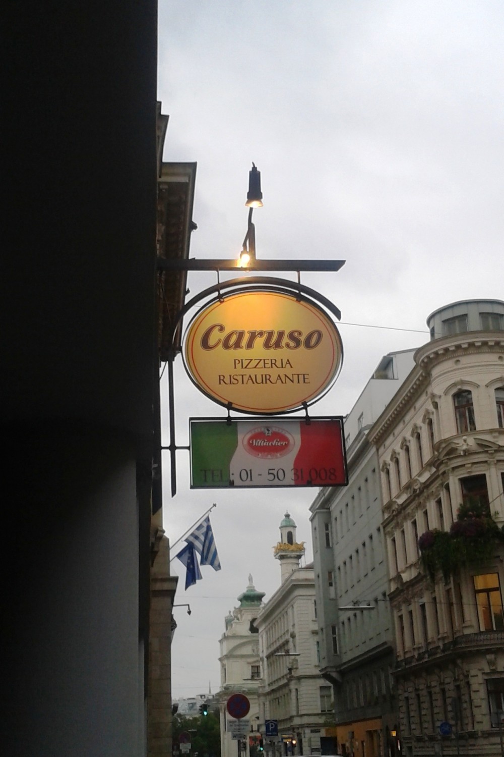 Pizzeria Caruso Lokalaußenreklame - Pizzeria Caruso - Wien