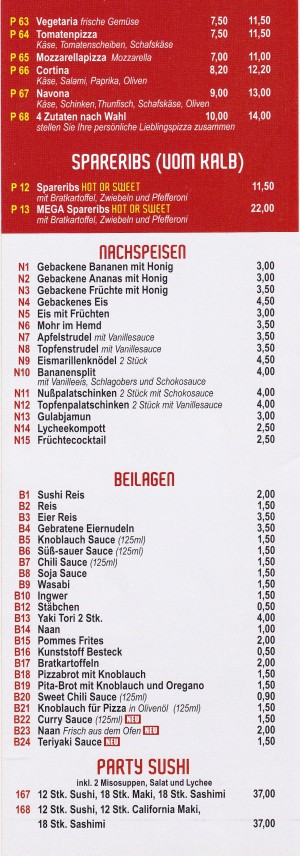 Halal Food Karte Seite 6 - Halal Food - Wien