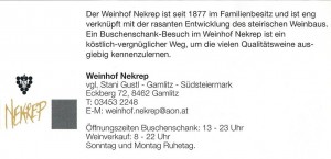 Weinhof Nekrep