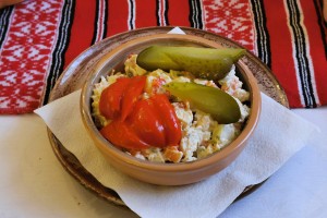 Casa Miorita - &quot;Boeuf&quot;-Salat - zubereitet aber mit Huhn