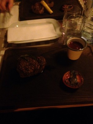 Beef filet-leider zu dunkel