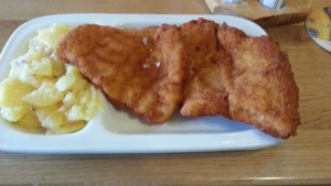 Gebackener Kabeljau mit Erdäpfelsalat - Gasthaus Mehler - Wien